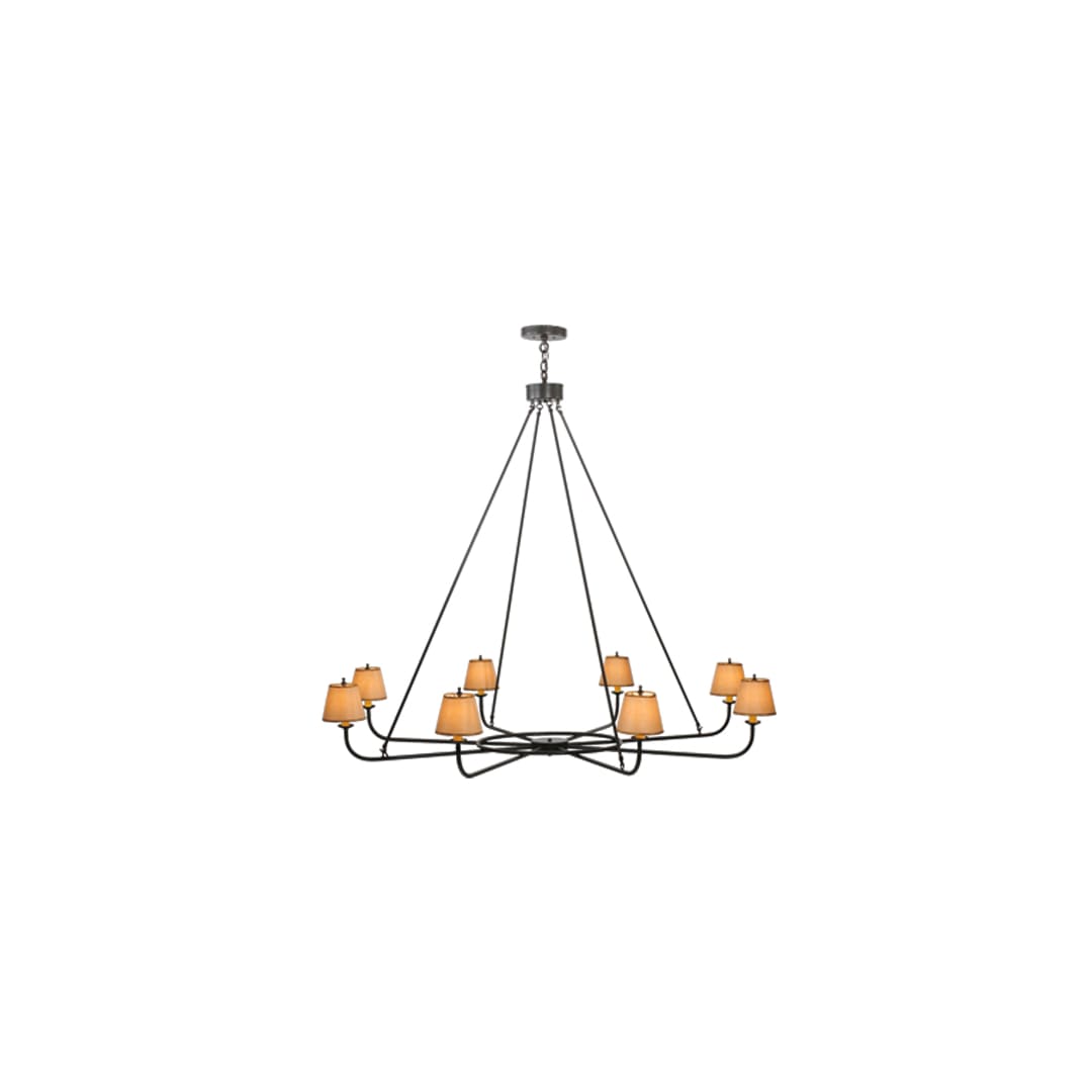 Brach Ring 8 Light 62" Wide Chandelier
