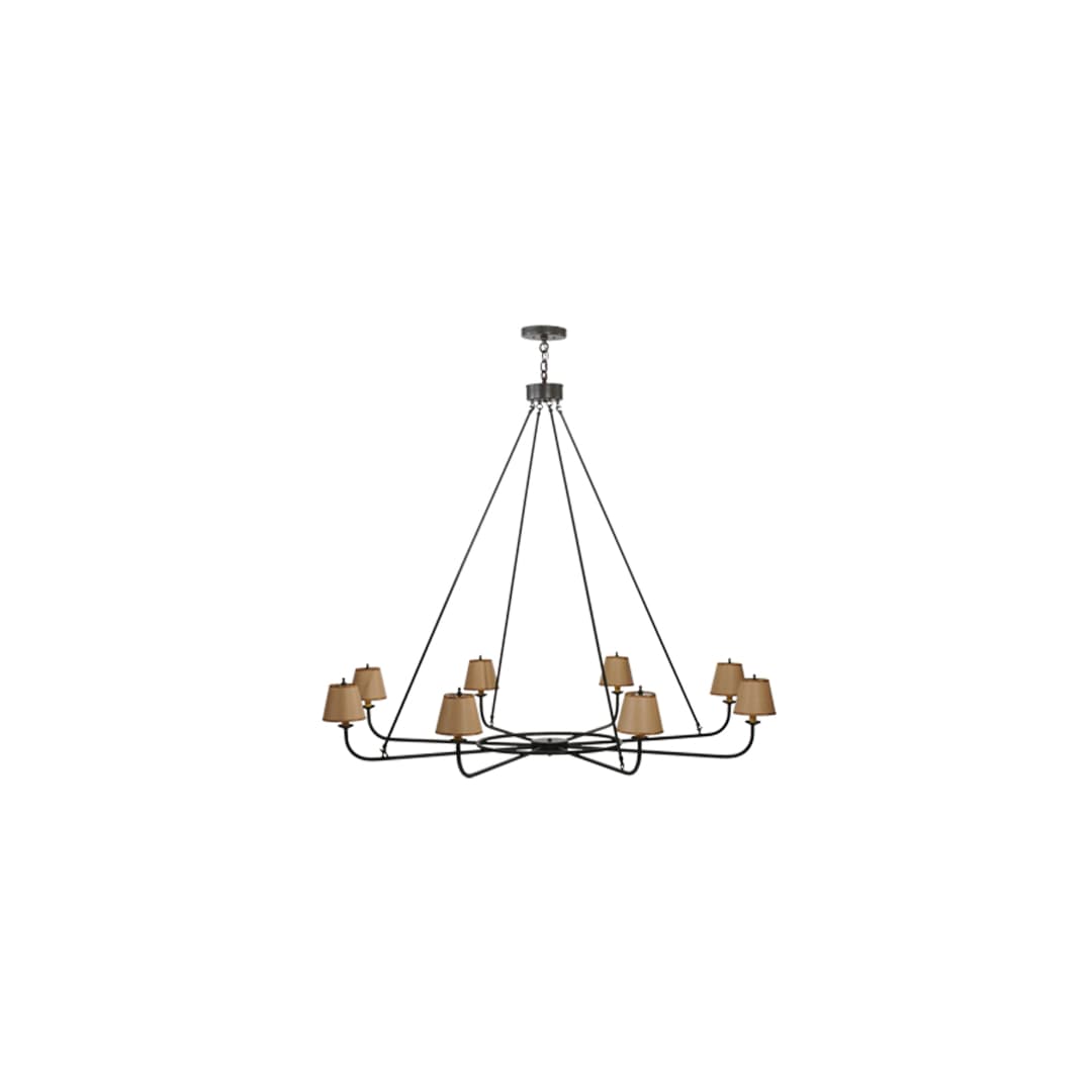 Brach Ring 8 Light 62" Wide Chandelier