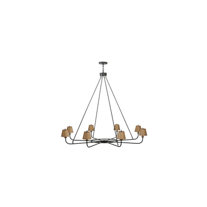 Brach Ring 8 Light 62" Wide Chandelier