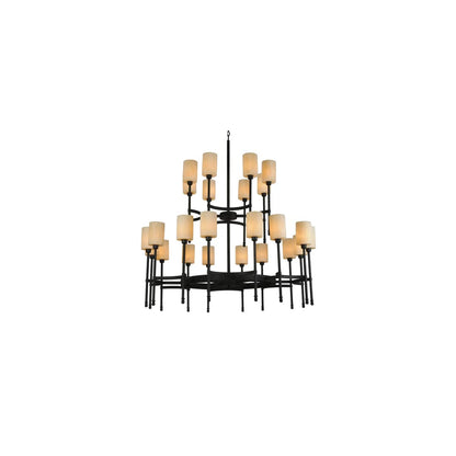 Fantasy 24 Light 60" Wide Pillar Candle Style Chandelier