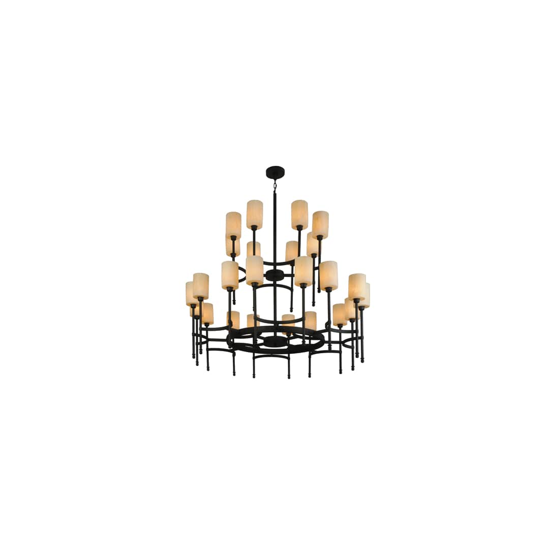 Fantasy 24 Light 60" Wide Pillar Candle Style Chandelier
