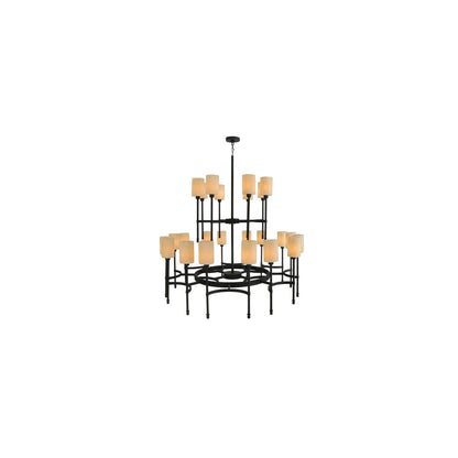 Fantasy 24 Light 60" Wide Pillar Candle Style Chandelier