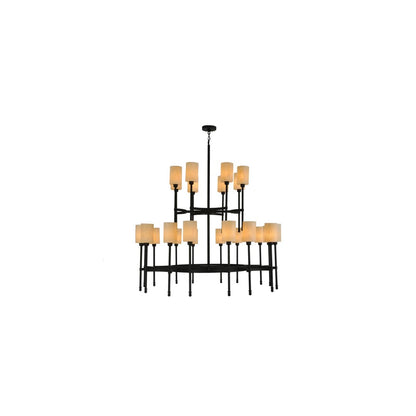 Fantasy 24 Light 60" Wide Pillar Candle Style Chandelier