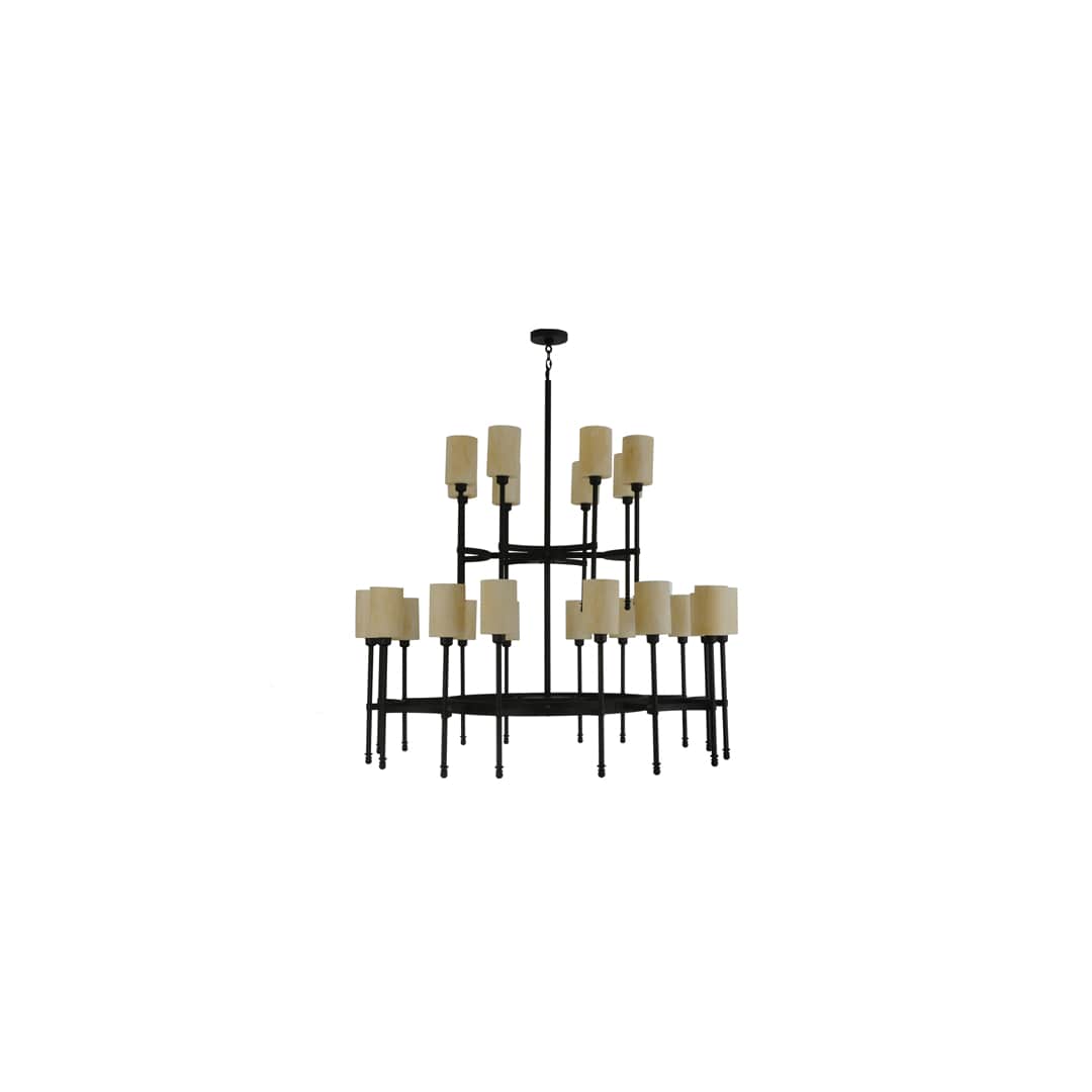Fantasy 24 Light 60" Wide Pillar Candle Style Chandelier
