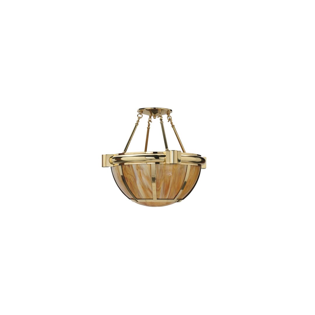 Auburn 33" Wide Semi-Flush Bowl Ceiling Fixture