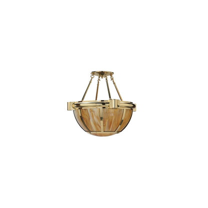 Auburn 33" Wide Semi-Flush Bowl Ceiling Fixture