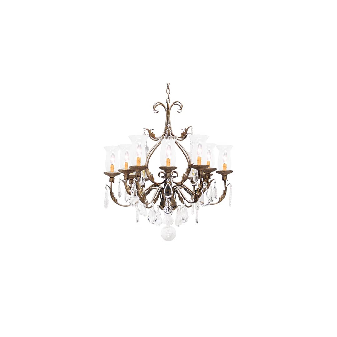 French Elegance 12 Light 36" Wide Crystal Candle Style Chandelier