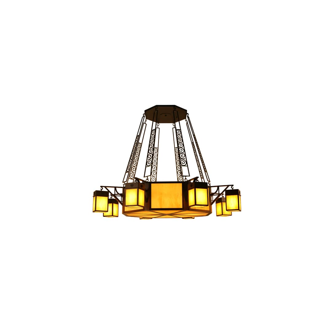 Azrael 8 Light 79" Wide Chandelier