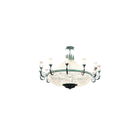 Crista 30 Light 84" Wide Crystal Candle Style Chandelier