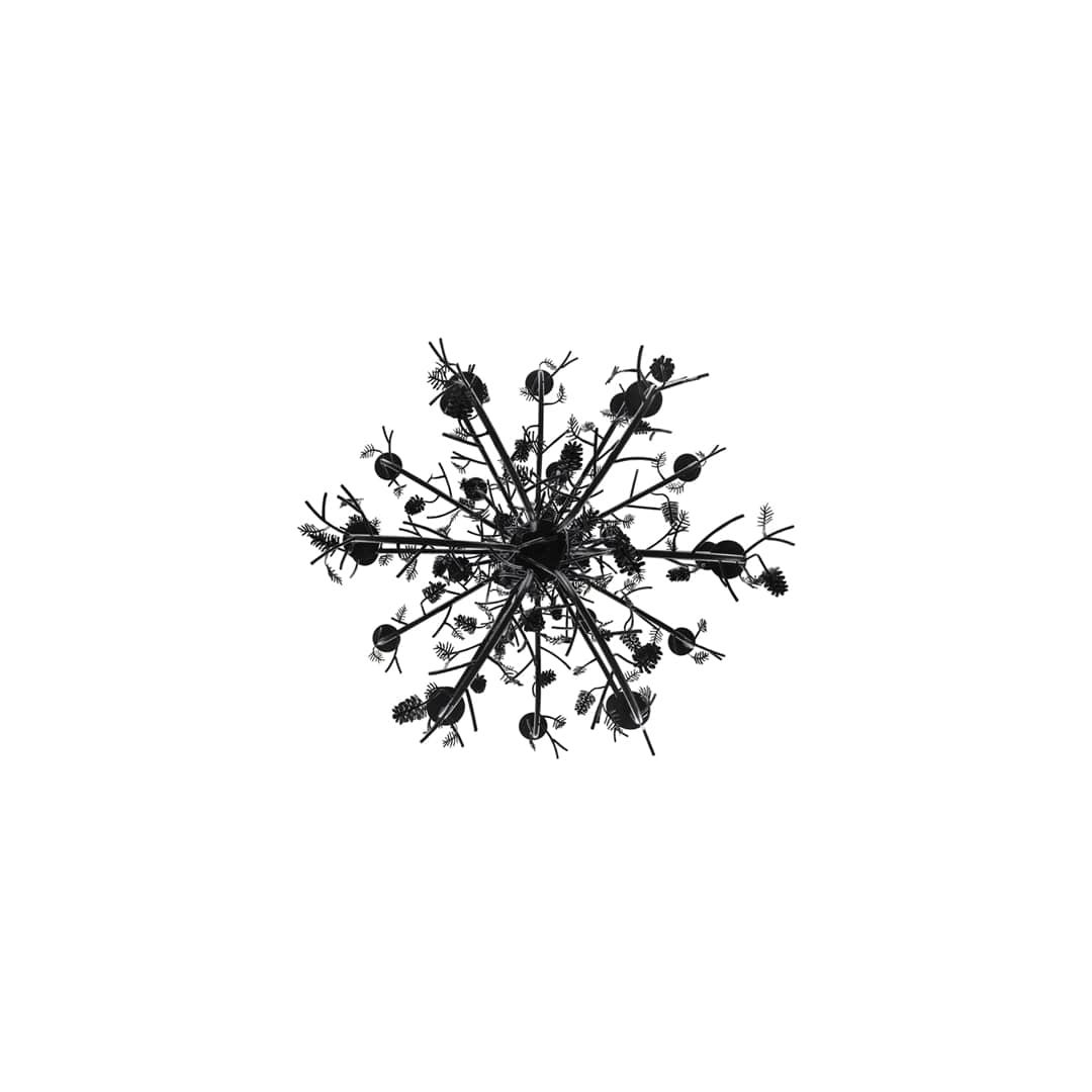 Pinecone 24 Light 60" Wide Taper Candle Style Chandelier