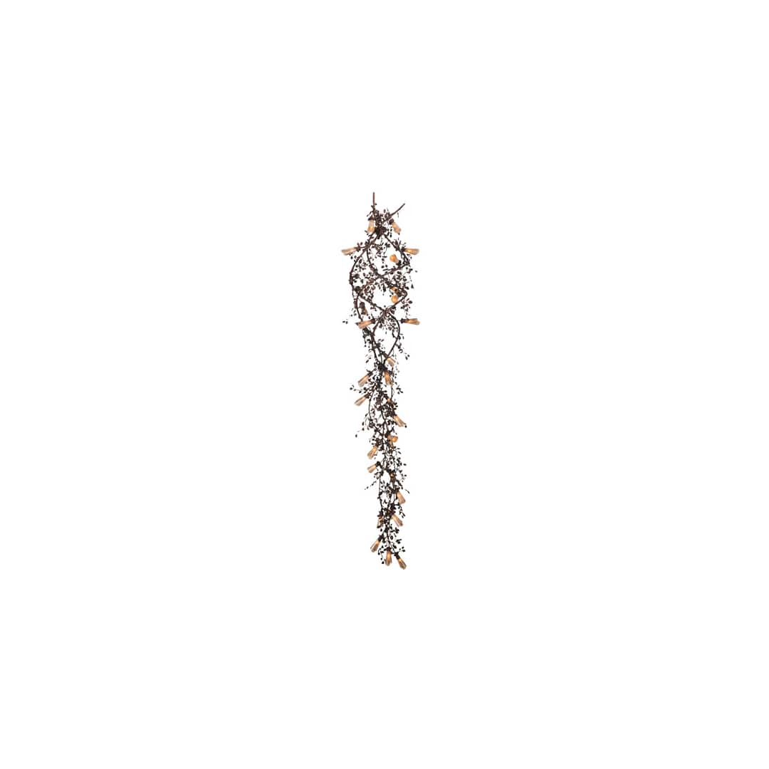 Vinca Vine 30 Light 40" Wide Wrought Iron Waterfall Chandelier