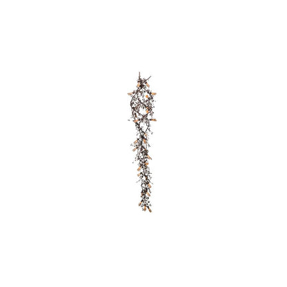Vinca Vine 30 Light 40" Wide Wrought Iron Waterfall Chandelier