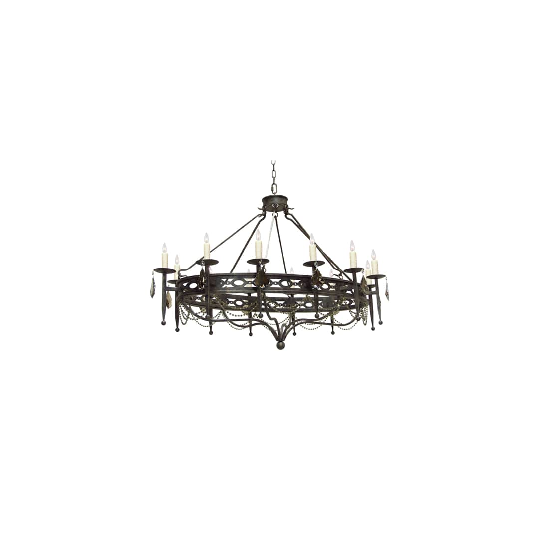 Jasmine 12 Light 36" Wide Taper Candle Style Chandelier
