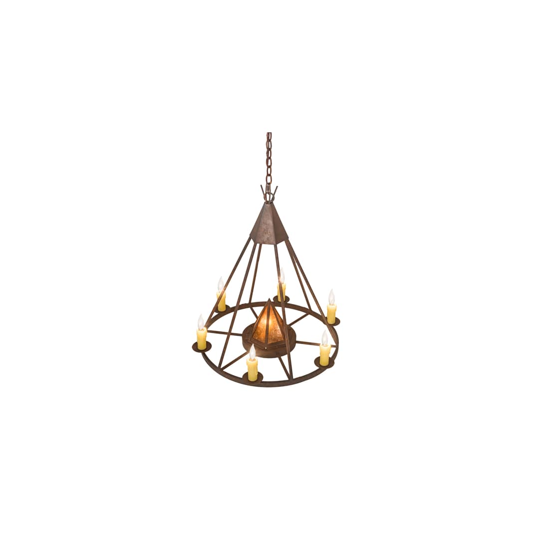 Desert Arrow 7 Light 30" Wide Taper Candle Style Chandelier