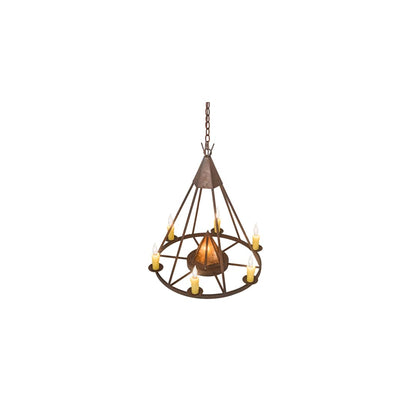 Desert Arrow 7 Light 30" Wide Taper Candle Style Chandelier
