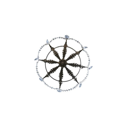 Antonia 8 Light 39" Wide Crystal Candle Style Chandelier