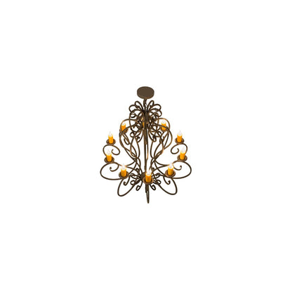 Fernando 10 Light 42" Wide Taper Candle Style Chandelier