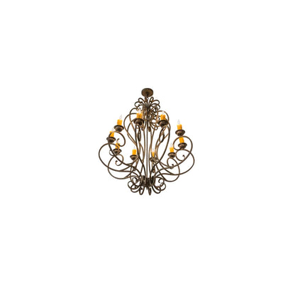 Fernando 10 Light 42" Wide Taper Candle Style Chandelier