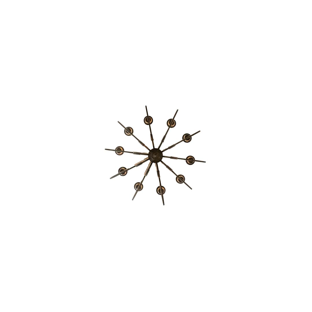 Fernando 10 Light 42" Wide Taper Candle Style Chandelier