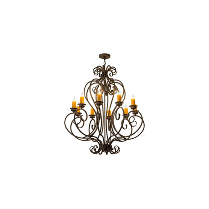 Fernando 10 Light 42" Wide Taper Candle Style Chandelier