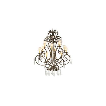 Josephine 10 Light 48" Wide Crystal Chandelier