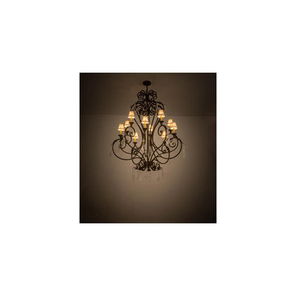 Josephine 10 Light 48" Wide Crystal Chandelier