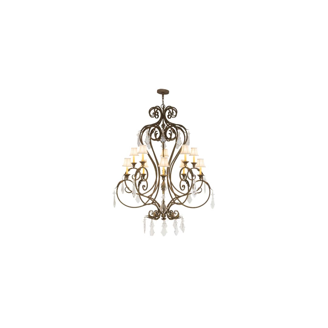 Josephine 10 Light 48" Wide Crystal Chandelier