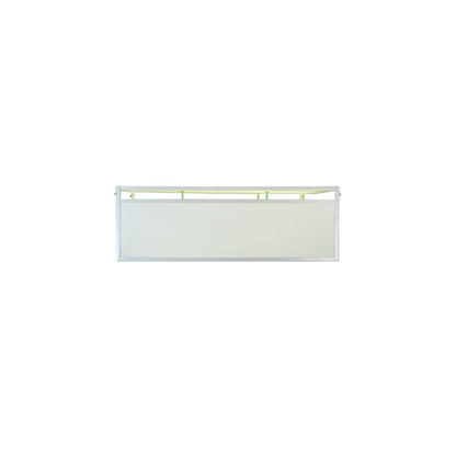 Quadrato Illusion 4 Light 51" Wide Semi-Flush Ceiling Fixture