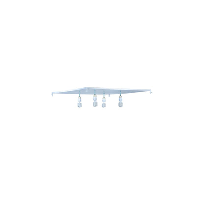 Quadrato Illusion 4 Light 51" Wide Semi-Flush Ceiling Fixture