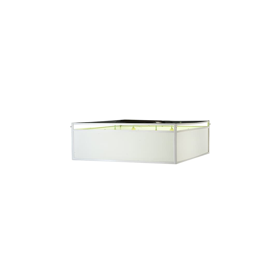 Quadrato Illusion 4 Light 51" Wide Semi-Flush Ceiling Fixture