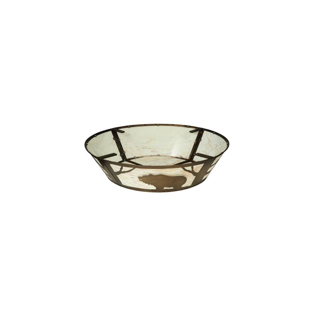 Grizzly Bear on the Loose 47" Wide LED Semi-Flush Ceiling Fixture