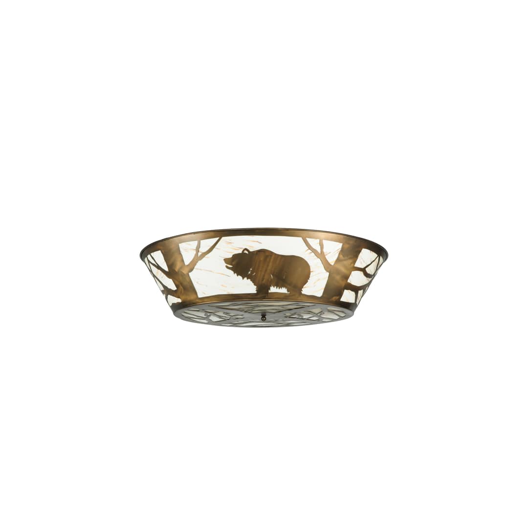 Grizzly Bear on the Loose 47" Wide LED Semi-Flush Ceiling Fixture