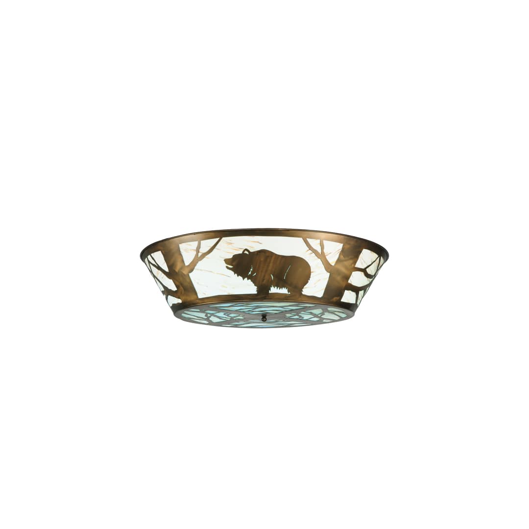 Grizzly Bear on the Loose 47" Wide LED Semi-Flush Ceiling Fixture