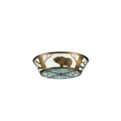 Grizzly Bear on the Loose 47" Wide LED Semi-Flush Ceiling Fixture