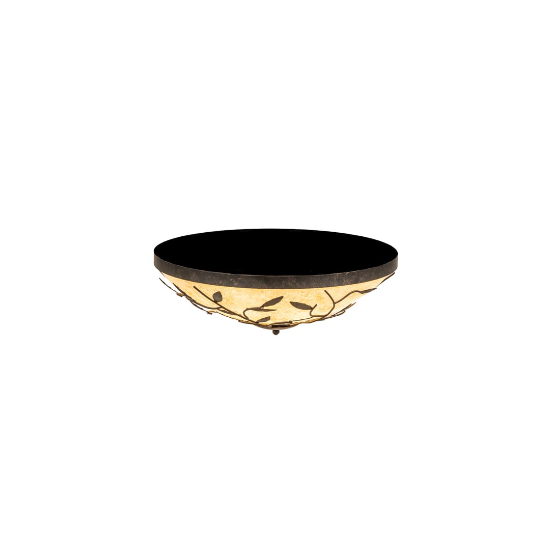 Branches 3 Light 24" Wide Flush Mount Bowl Ceiling Fixture