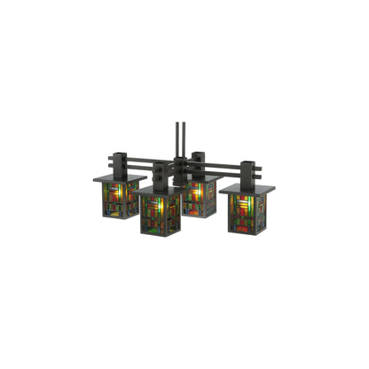 Hausman Mission 4 Light 24" Wide Chandelier