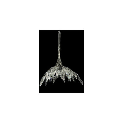 Winter at Stillwater 28" Wide LED Crystal Waterfall Chandelier