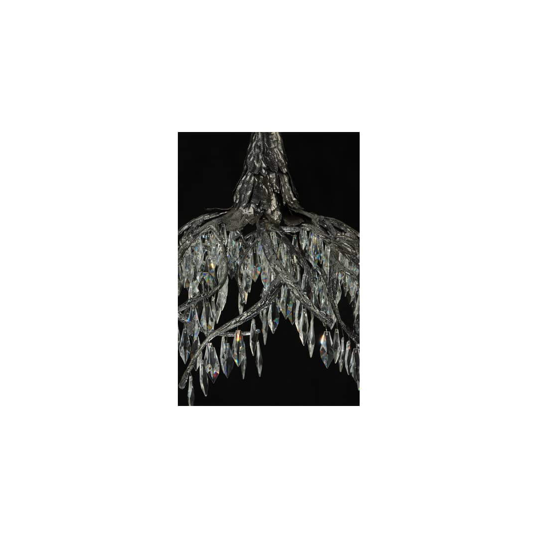 Winter at Stillwater 28" Wide LED Crystal Waterfall Chandelier