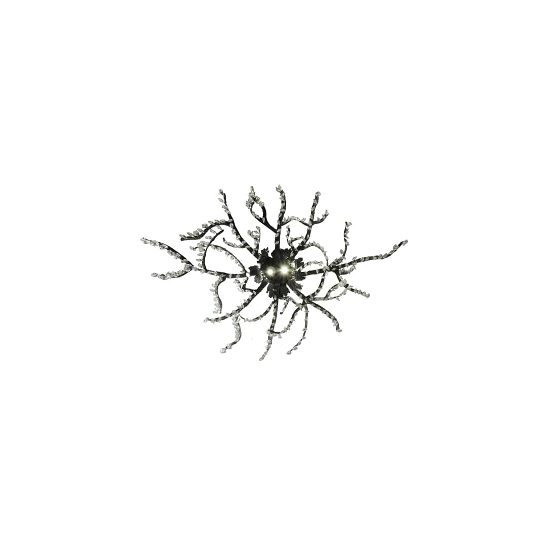 Winter at Stillwater 28" Wide LED Crystal Waterfall Chandelier