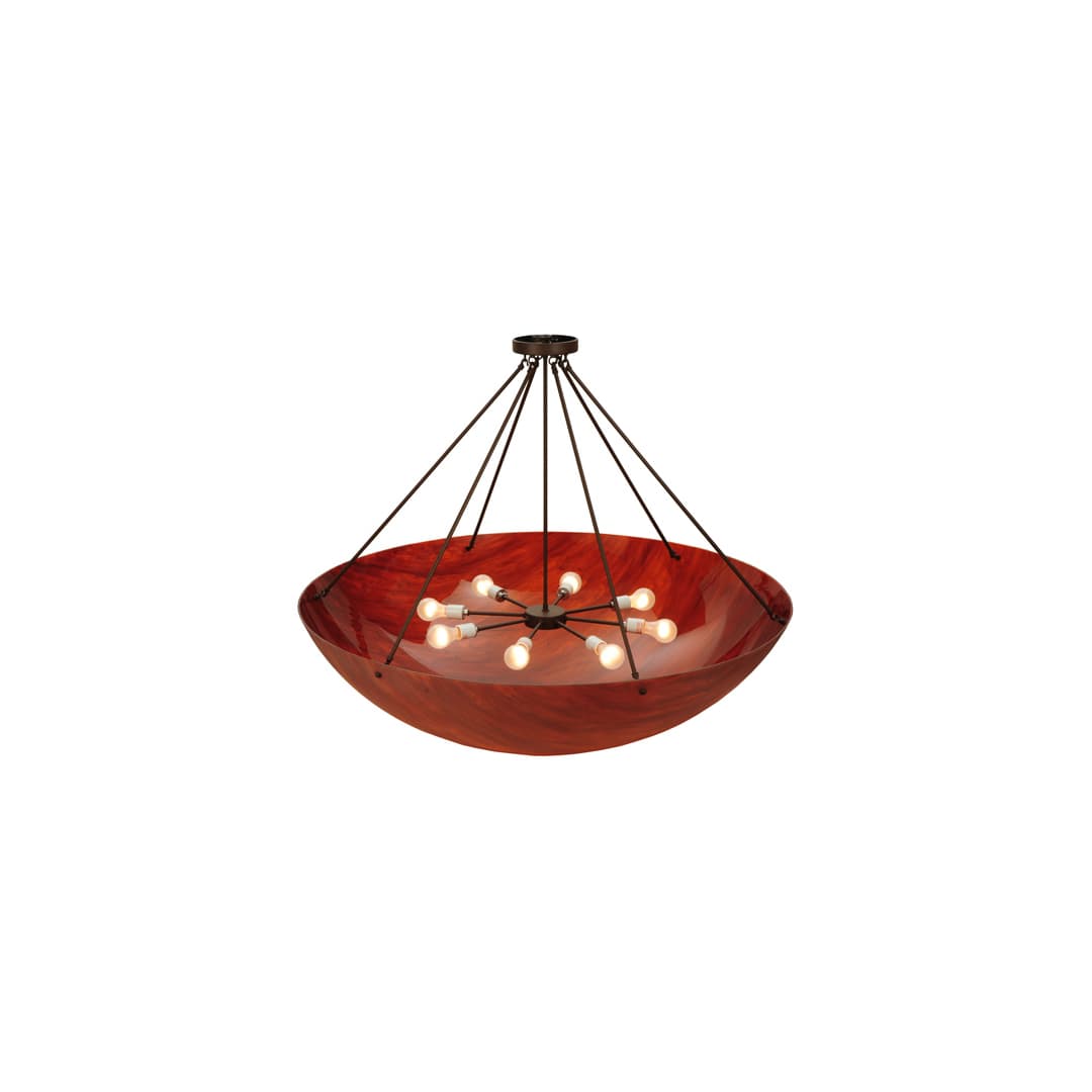 Rio 8 Light 48" Wide Semi-Flush Bowl Ceiling Fixture
