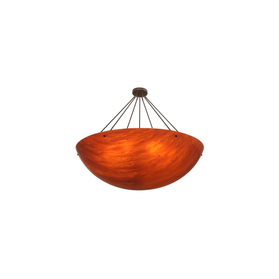 Rio 8 Light 48" Wide Semi-Flush Bowl Ceiling Fixture