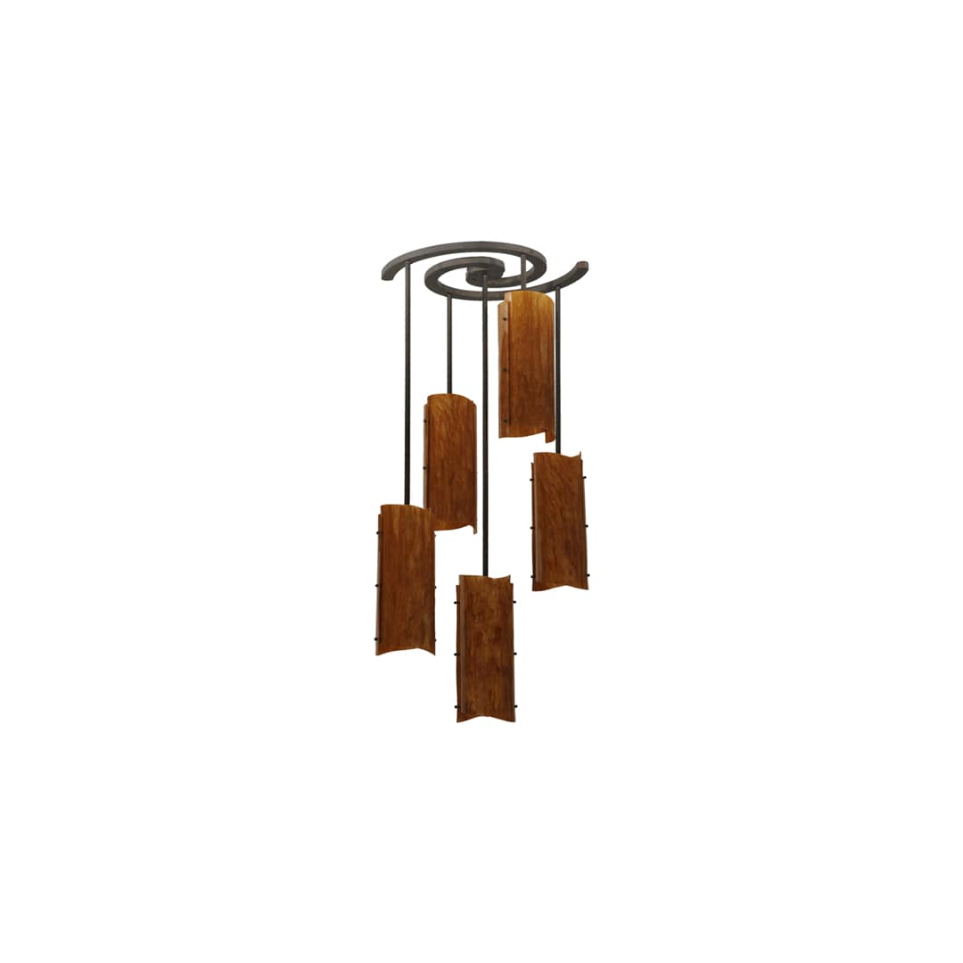 Vortex 5 Light 34" Wide Chandelier