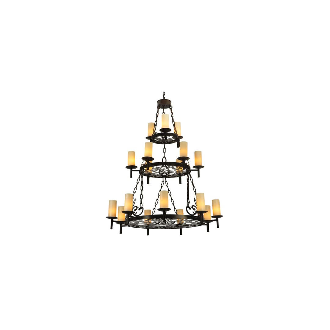 Newcastle 18 Light 48" Wide Pillar Candle Style Chandelier