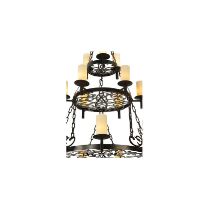 Newcastle 18 Light 48" Wide Pillar Candle Style Chandelier