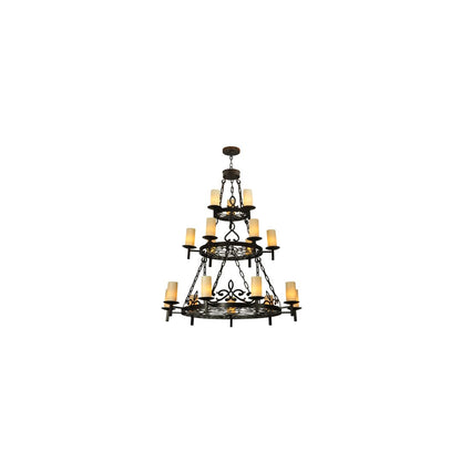 Newcastle 18 Light 48" Wide Pillar Candle Style Chandelier