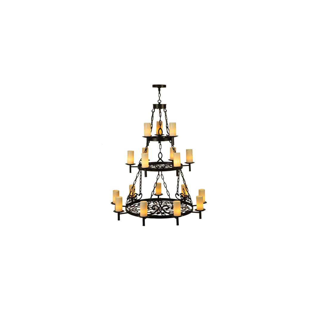Newcastle 18 Light 48" Wide Pillar Candle Style Chandelier