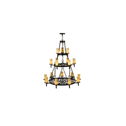 Newcastle 18 Light 48" Wide Pillar Candle Style Chandelier