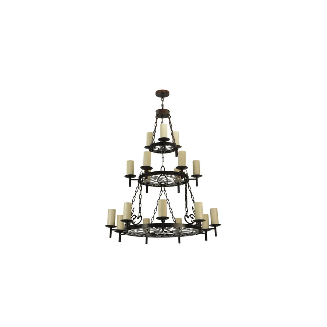 Newcastle 18 Light 48" Wide Pillar Candle Style Chandelier