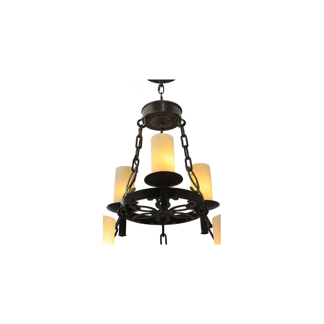 Newcastle 9 Light 33" Wide Pillar Candle Style Chandelier