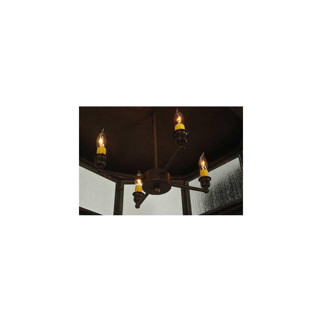 Manchester 4 Light 30" Wide Flush Mount Drum Ceiling Fixture